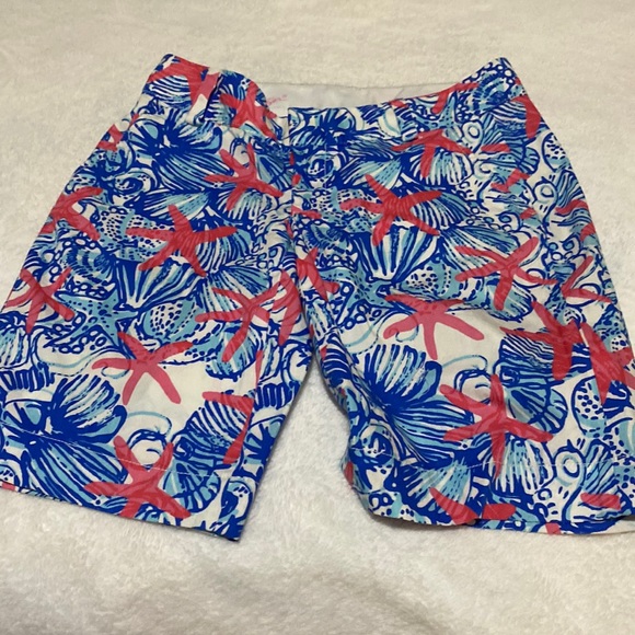 Short Lilly Pulitzer Missy – Robins Egg Starsighting Starfish – Taille 6